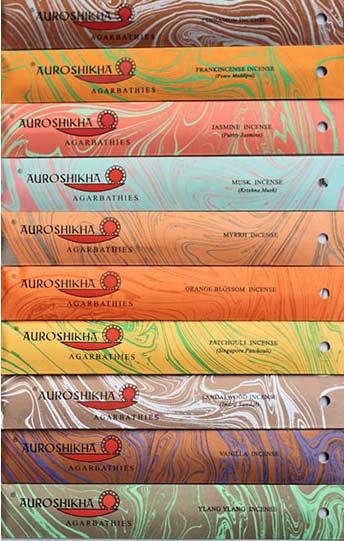 Incense - Auroshikha sticks (10 sticks per 10g packet)