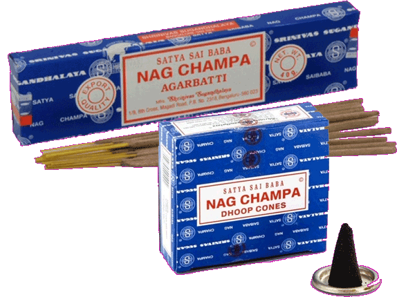 Incense - Satya Sai Baba Nag Champa sticks or cones